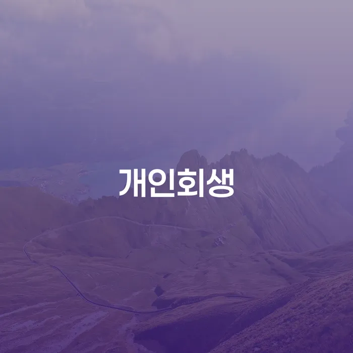 평창군 채무자대리인 개인회생으로 현명하게 구체적으로 살피면서