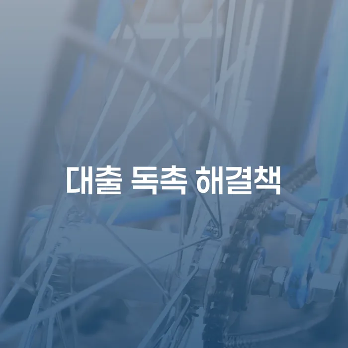대출 독촉 상황에서 어떻게 대처할까요?